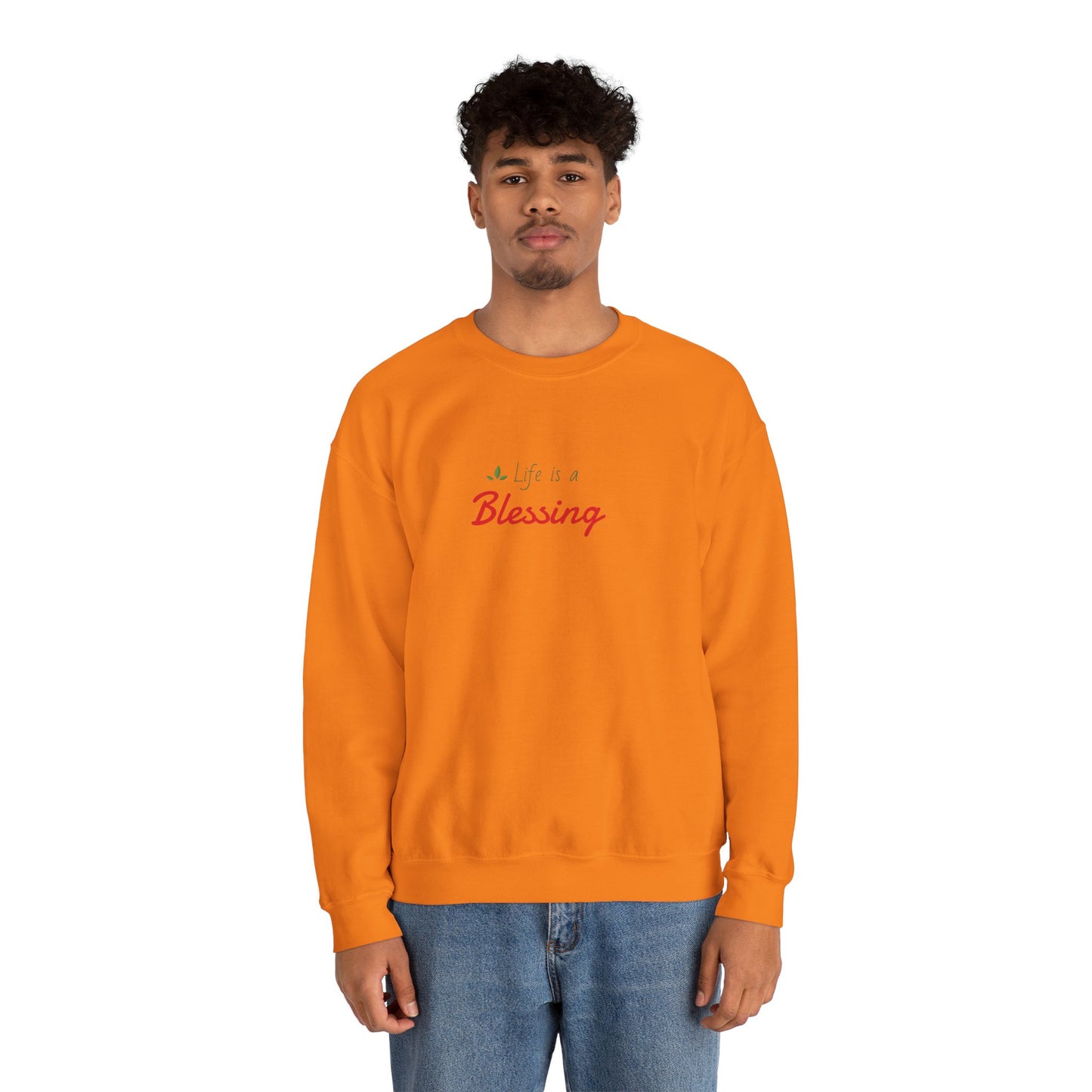 "Life is a Blessing" High Quality Sweatshirt - Unisex