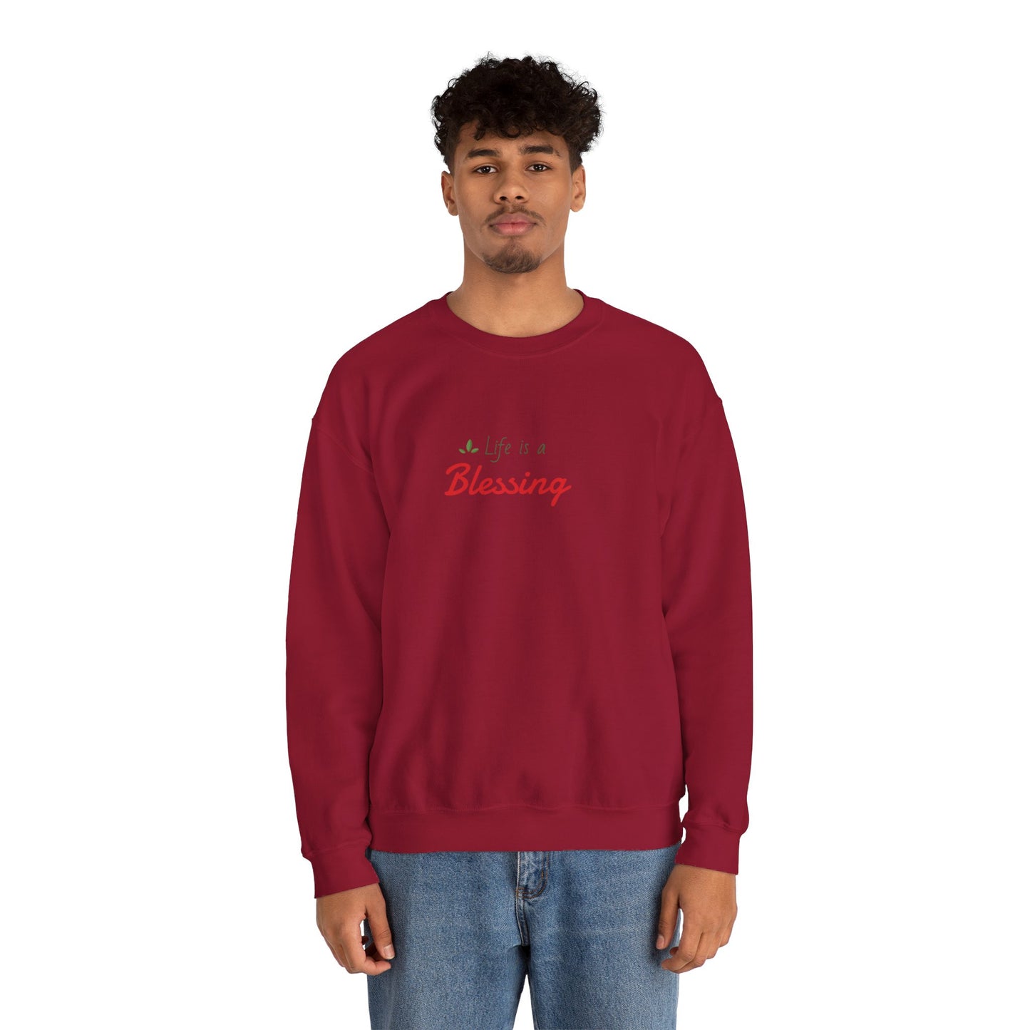"Life is a Blessing" High Quality Sweatshirt - Unisex