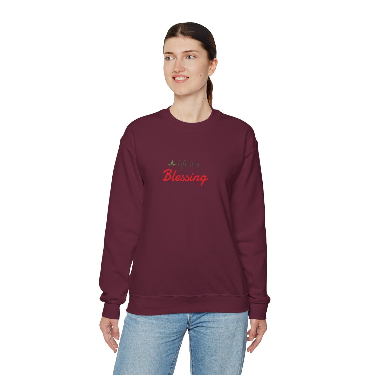 "Life is a Blessing" High Quality Sweatshirt - Unisex