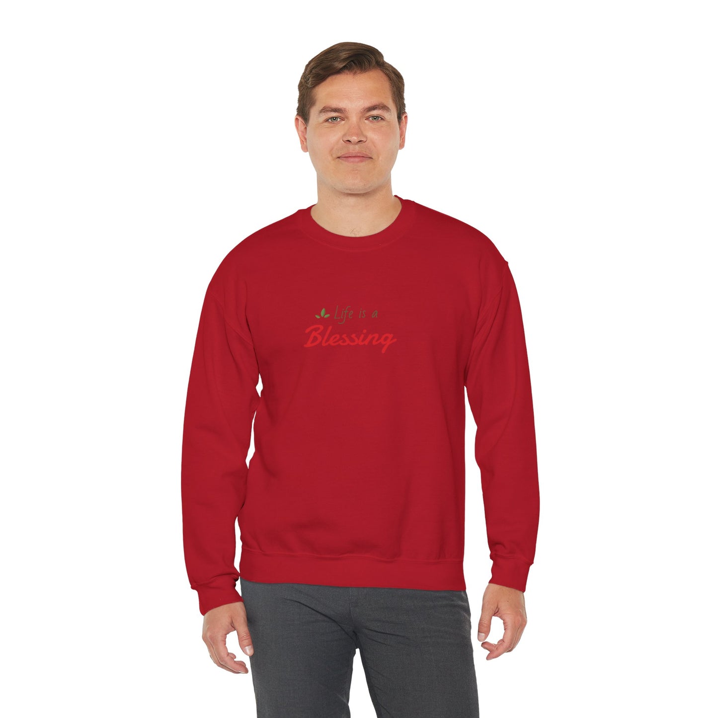 "Life is a Blessing" High Quality Sweatshirt - Unisex