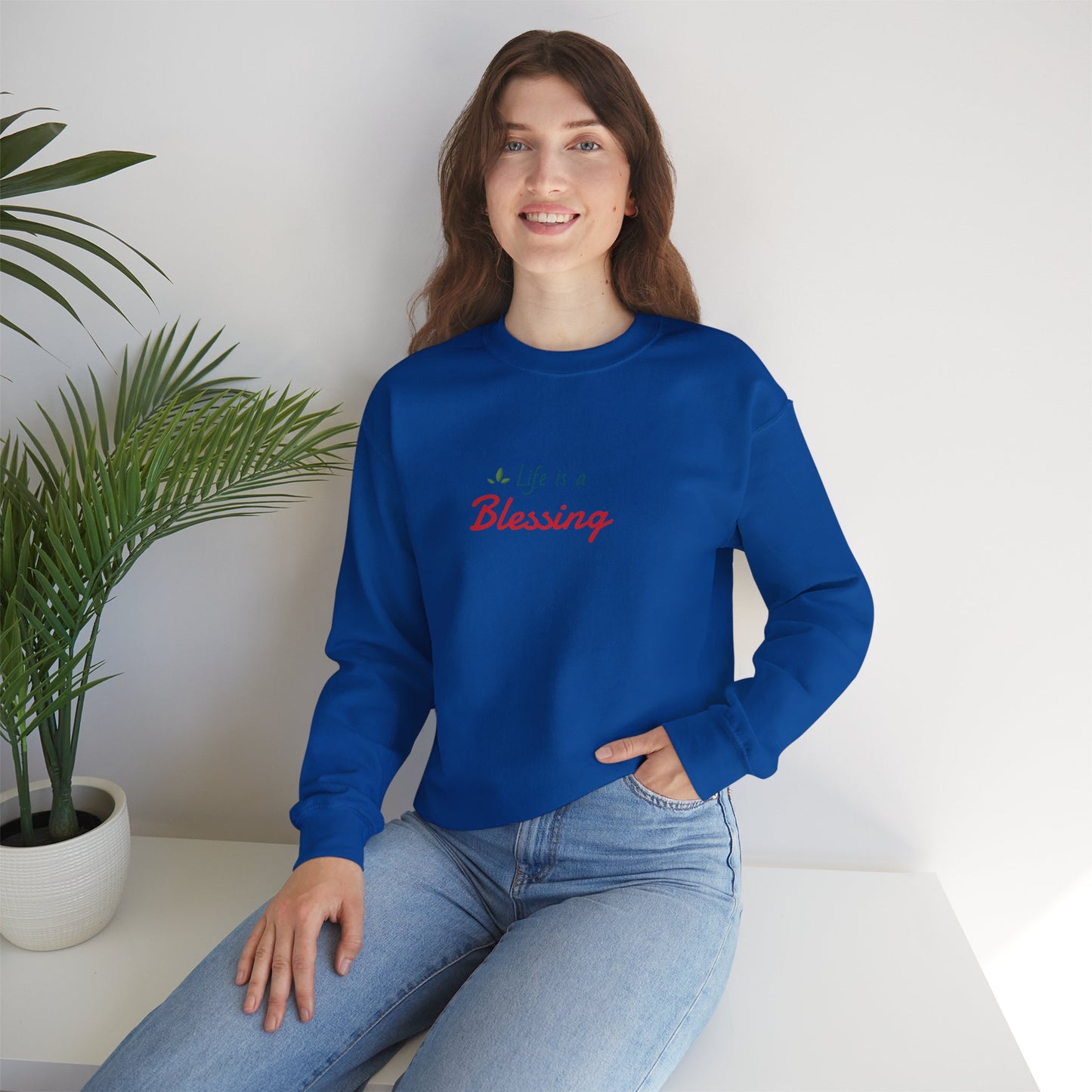 "Life is a Blessing" High Quality Sweatshirt - Unisex