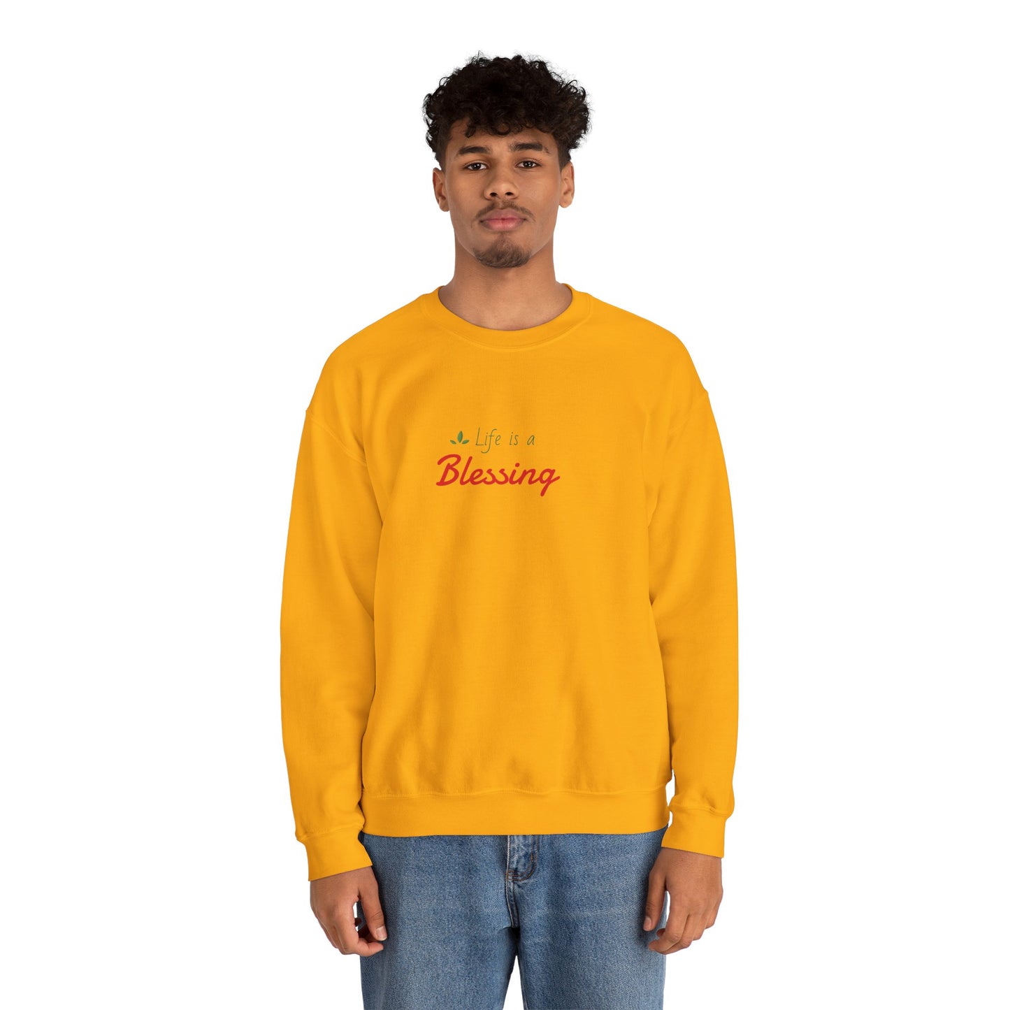 "Life is a Blessing" High Quality Sweatshirt - Unisex